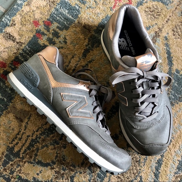 metallic new balance sneakers